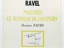 HENRIETTE FAURE ⸻ RAVEL miroirs, tombeau de couperin ⸻ PATHE DTX292 orig LP EX+