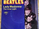 Beatles Lady Madonna Inner Light Capitol 2138 W/PS  (1968) East Coast Press