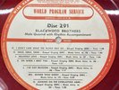 16” WPS Radio Transcription Record Disc 291 Blackwood Brothers/Tiny Hill