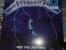 METALLICA Ride The Lightning Walmart Exclusive vinyl lp record blue oop NEW