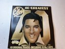 elvis presley vinyl lp records Double Record 40 Greatest Hits