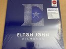 Elton John Diamonds Limited Edition Target Translucent Blue Double Vinyl LP