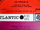 Led Zeppelin III Red Plum Uk 1st Press 1970 Peter Grant label credit A6 B5 Ex