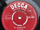The Who – My Generation, Decca American Series 1965 Belgium Original 7