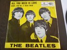THE BEATLES VERY RARE BELGIUM SP ALL YOU NEED IS LOVE R 5620 ORIGINAL 67