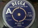Genesis,DEMO,first single,poor condition,THE SILENT SUN,Decca 45rpm,UK bids only