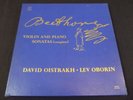 DAVID OISTRAKH LEV OBORIN - BEETHOVEN  VIOLIN & PIANO SONATAS 4LP US MONO PROMO