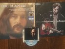 Eric Clapton Lot: UNPLUGGED 2LPs EX; ICON Ltd Edition Tan LP NM; JOURNEYMAN CD