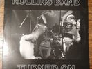 Rollins Band Turned On 2 LP Vinyl Henry PUNK Touch & Go VG -BLACK FLAG Rare