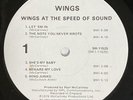 Beatles Paul McCartney RARE Wings Speed Of Sound 1976 US Capitol PROMO Vinyl LP