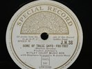 STEPHANE GRAPPELLY & WITLEY COURT MUSIC BOX 'SPITFIRE FUND’ HMV 78, RARE