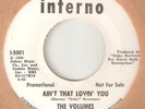 THE VOLUMES Aint That Lovin You INFERNO PROMO DETROIT JOBETE  NORTHERN SOUL 45