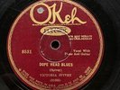 VICTORIA SPIVEY w/ LONNIE JOHNSON GUITAR - ‘DOPE HEAD BLUES’ 1927 OKEH 78