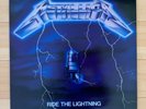 Metallica Ride the Lightning 12” vinyl 1984 1st pressing near Mint condition
