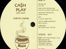 Rare   YVETTE CASON Beantown Music – BM-03N Ca$h Play + BM-03N0RE2 REMIX Mint