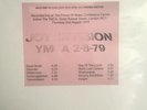 Rare Joy Division YMCA 2-8-79 Promo ADLP1099 Prince of Wales CC LP vinyl mint. 