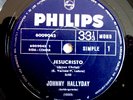 45T JOHNNY HALLYDAY JESUS CHRIST / ON ME RECHERCHE ORIGINAL ARGENTINE 1970