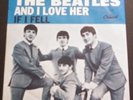 The Beatles 45rpm If I Fell/And I Love Her with picture sleeve EX