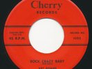 ART ADAMS & RHYTHM KNIGHTS - Rock Crazy Baby - CHERRY - Rockabilly 45