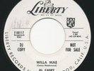 AL CASEY - Willa Mae / She Gotta Shake - LIBERTY - Rockabilly 45 Lee Hazlewood