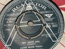 PAPER BLITZ TISSUE BOY MEETS GIRL / GRAY MAN RARE 1967 PSYCH 7” DEMO SINGLE