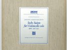 PIERRE FOURNIER ⸻ JS BACH 6 suites for cello solo ⸻ ARCHIV SAPM 3xLPs box EX+