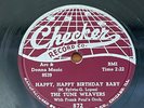 78RPM Checker The Tune Weavers - Happy Birthday Baby /Ol Man River