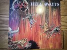Slayer Hell Awaits original vinyl press 1985 with lyric inner NM