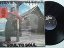 STEVIE RAY VAUGHAN Soul To Soul EX EPIC original LP in shrink w/hype ultrasonic