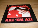 LP METALLICA, Kill em all,