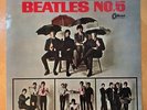 BEATLES LP.  “NUMBER 5”.  14 Hits.  JAPAN.  Odeon. OR8028.  Sie Liebt Dich   EX.
