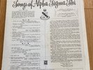 Alpha Sigma Phi   Songs of Alpha Sigma Phi • Used Vinyl LP (1966)