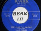 Hot R&B Rocker 45 RAND PARKER & THE STROLERS Big Mary's House K-ARK obscure hear