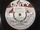 Max Romeo - What A Cute Man / Buy You A Rainbow (1970) UNITY UN 547 - REGGAE 7”