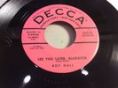 ROY HALL-DECCA 29786-SEE YOU LATER ALLIGATOR/DON'T STOP NOW-ROCKABILLY 45 PROMO