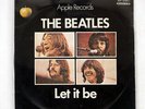 BEATLES LET IT BE APPLE AR2461 JAPAN FLIPBACK COVER RED VINYL VINYL 7