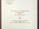 Sacred Harp Singing - Lib. of Congress # AAFS L11 - Folk Music of the US - LP