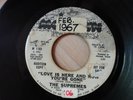 THE SUPREMES Love Is Here And Now You're Gone MOTOWN M1103 WL PROMO Soul 45