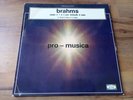 LP 33 tours RARE Brahms CELLO SONATAS SCHMIDT DE NEVEU BAM READ DESCRIPTION