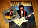 GARY MOORE Run For Cover LP  1st Press UK DIXP 16 POSTER THIN LIZZY Jailbreak NM