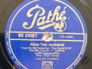 Judy Garland 78rpm Pathe China Over The Rainbow / Jitterbug RARE C4 = V