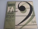 Pathe DTX 123 Jeanne-Marie Darre Quatuor Pascal Cesar Franck Quintet 1953 ED1 NM