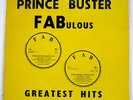 PRINCE BUSTER FABULOUS GREATEST HITS F.A.B MS1 JAMAICA JAMAICA VINYL LP