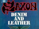 Saxon - Denim & Leather SPLATTER COLOURED vinyl LP NEW/SEALED IN STOCK