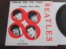 THE BEATLES  RARE SP NORWAY FROM ME TO YOU RPM R 5015 REPRODUCTION DE 1963