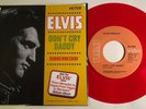 Elvis Presley / Don't Cry Daddy & Rubberneckin' / RCA Red Vinyl 45 w PS / Mint