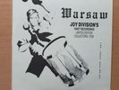 Warsaw:  An Ideal Beginning. Joy Division's first recordings on ltd ed 12