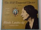 Wanda Landowska Well Tempered Clavier Book 2 Bach  RCA Victor Red Seal Records