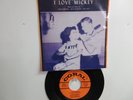 ' TERESA BREWER & MICKEY MANTLE ' HIT 45+ PICTURE [I LOVE MICKEY]  1956
