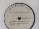 Rare 'Dont Pay Them No Mind' Bobby Scott Acetate  7